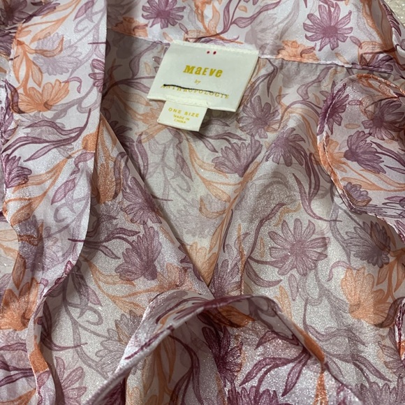 Anthropologie Maeve capelet one size floral gorgeous! - Picture 8 of 8